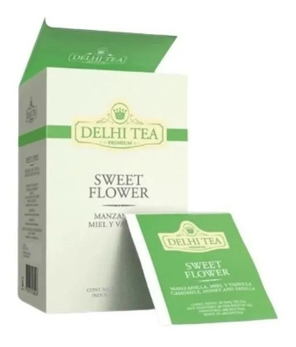 Te Sweet Flower Manzanilla, Miel,vainilla Delhi Tea X20 Saq