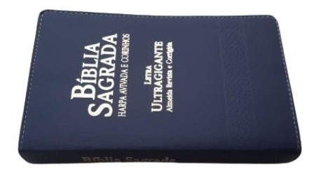 Bíblia Sagrada Letra Ultra Gigante Com Harpa E Índice Luxo