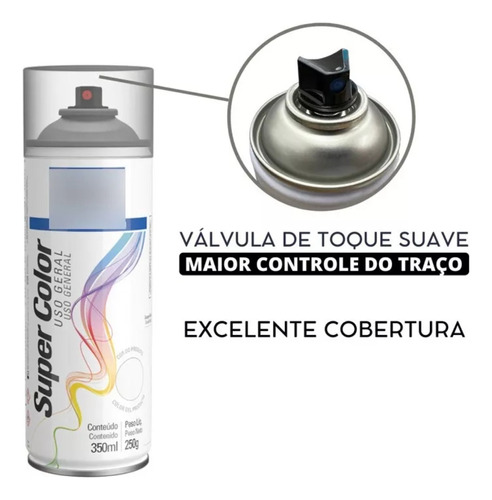 Tinta Spray Tek Bond Verniz Fosco Incolor Uso Geral 350ml