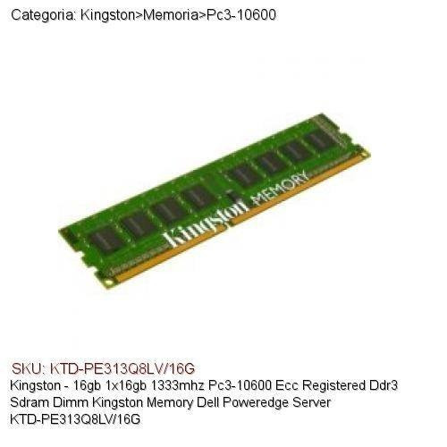Memoria RAM 16GB 1 Kingston KTD-PE313Q8LV/16G