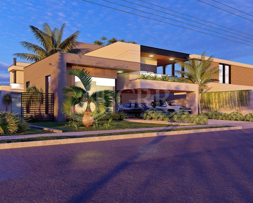 Imagem 3 de 13 de Casa Em Construção 5 Suítes No Condomínio Residencial Mont Blanc- Região Oeste De São José Dos Campos - Ca02578 - 70926189