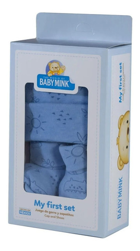 Baby Mink My First Set Gorrito Y Zapatitos Para Bebé