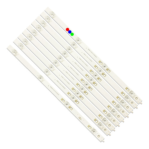 Kit Leds Westing House Wr50ux4019 (9tiras) - Aluminio, Nuevo