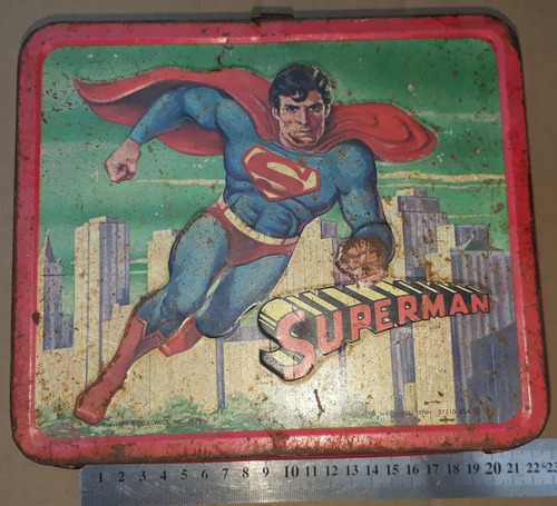 Antigua Lonchera Metalica De Superman/año:1978/hecho:usa. 