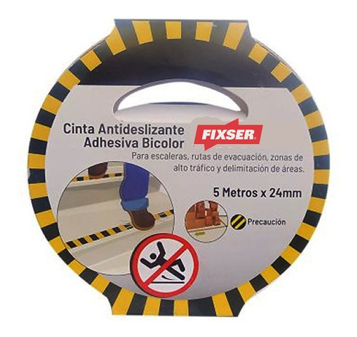 Cinta Antideslizante Para Escaleras 25 Mm X 5 Mt