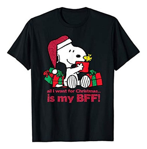 Cacahuetes Regalos De Snoopy Bff Camiseta De Navidad
