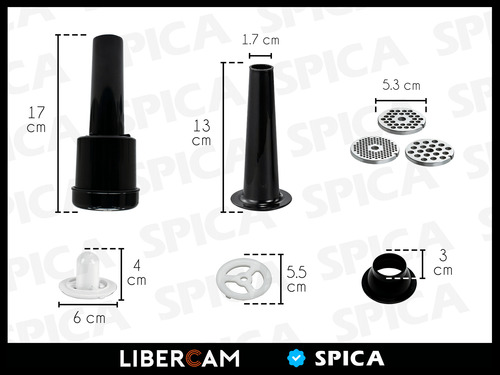 Picadora De Carne Electrica Moledora Spica S-50 Embutidora
