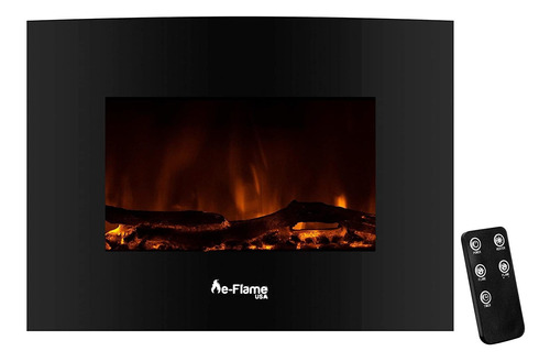 Calefactor Eléctrico Chimenea Negro E-flame Usa