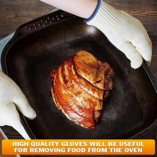 Guantes Resistentes Al Calor - Guantes De Barbacoa Con Dedos