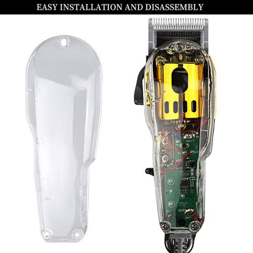 Carcasa Frontal Desmontable Diy Funda Transparente Plata