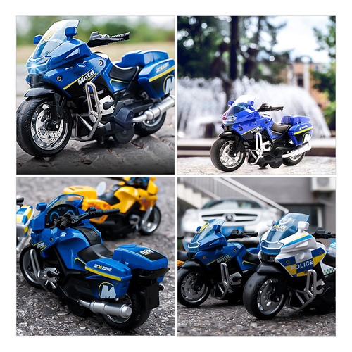 Mini Motor De Juguete Con Tracción Retráctil Para Motociclet