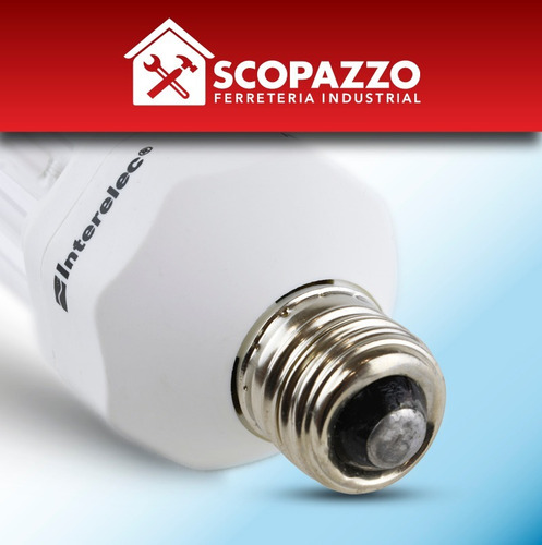 Imagen 2 de 5 de Lampara Interelec 40w 4 Tubos Bajo Consumo Luz Calida