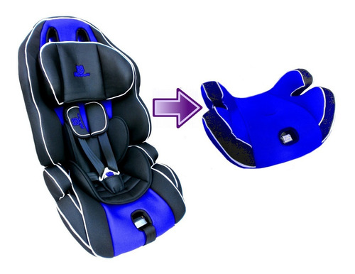 Imagen 3 de 6 de Butaca Booster De Auto Para Bebe De 9 A 36kgs Plus Reductor