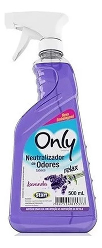 Aromatizante Neutralizador De Odores 500ml Only Lavanda