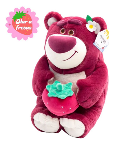Peluche Oso Lotso Olor A Fresas Toy Story - Mide 40 Cms Alto