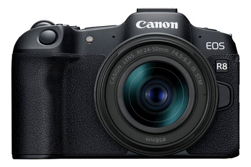 Câmera Canon Eos R8 Com Lente Rf 24-50mm + Nf-e * Cor Preto Preto
