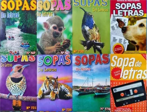 Sopa De Letras Pack 8 Unidades