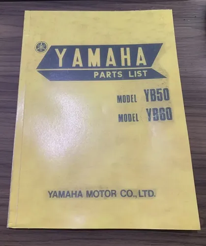 Catalogo De Peças Yb50 Yb60 Yamaha Parts List Manual | Frete grátis Catalogo De Peças Yb50 Yb60 Yamaha Parts List Manual | Frete grátis