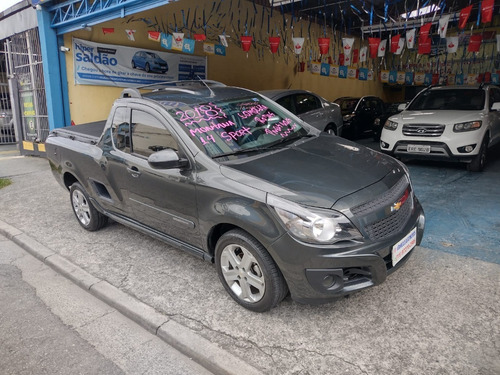 Imagem 2 de 10 de Gm Montana Sport 1.4 Manual Flex 2018, Completa, Pneus Novos
