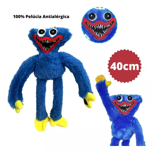 Huggy Wuggy Brasil Pelucia Azul Boneco Playtime Pop Time Bri