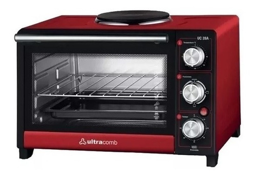 Horno Electrico Ultracomb Uc-28a 28lts 1500wts Grill+anafe