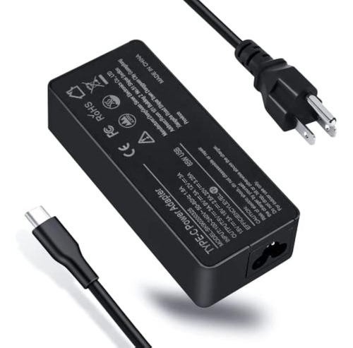 Cargador Usb-c-chromebook-reemplazo Para Hp