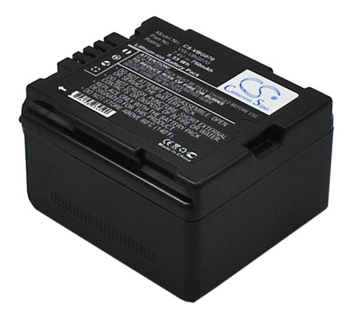 Bateria Para Panasonic Vw-vbg070 Vw-vbg070a Sdr-h50 H60