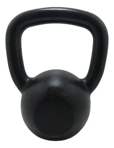 Kettlebell Pintado 8kg (unidade) Crossfitinho Preto