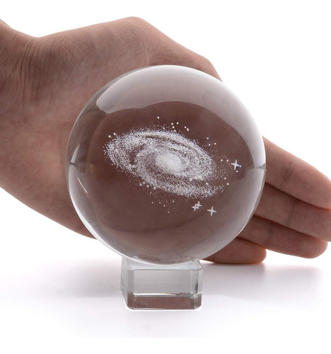 Pisapapeles 3d Galaxy Crystal Ball, Láser Longwin De 2.4 Pul