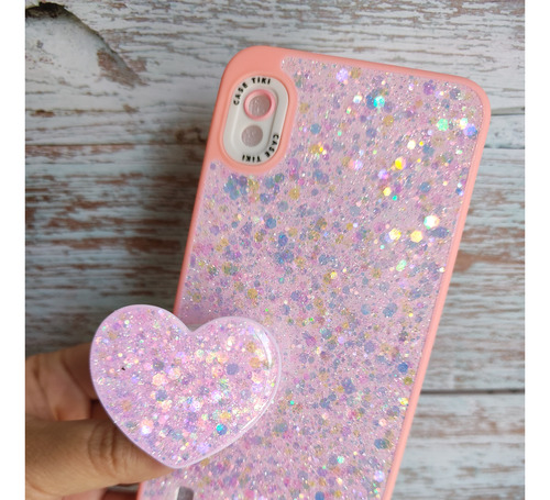 Funda  De Brillos Con Pop Para Sam A10 A10s A20 A50 A04 A04s