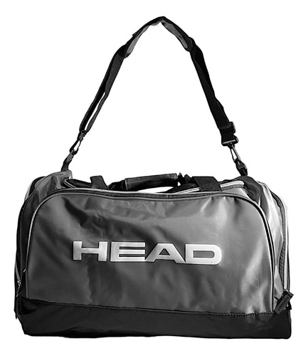 Bolso Head Viaje Original Grande Reforzado 16015 Gris