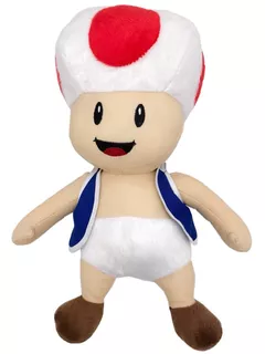 Pelúcia Cogumelo Toad Super Mario Bros Nintendo