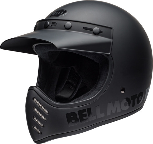 Casco Bell Moto-3 Classic Negro Mate - Cafe Race