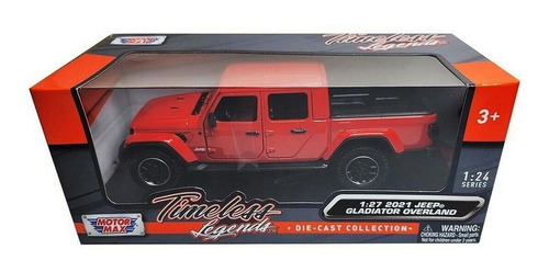 Auto Colección Jeep Gladiator Overland 2021 1:27 - Motor Max