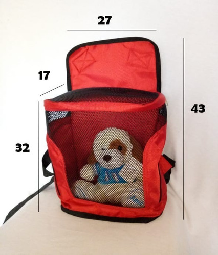 Cargador Jaula Tipo Morral Para Perro Y Gato