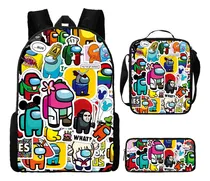 Comprar Juego De Tres Mochilas Escolares Among Us, Mochilas Para Est