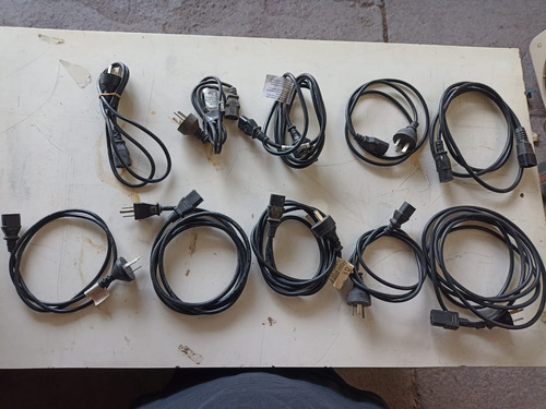 Pack De 5 Cables Fuente - Todos Funcionando Perfecto