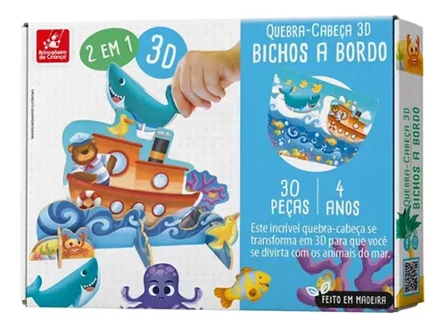 Quebra-Cabeça Superposto Árvore — Banca Kids