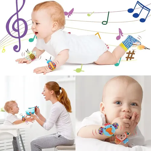Sonajeros Juguetes Para Bebã © s De A Meses Juguetes Bebes 6-12 Meses Juego De S