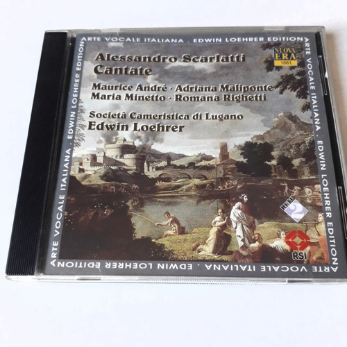 Cd  Alessandro Scarlatti    Cantate      Edición Italiana  