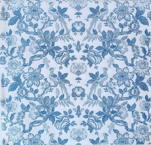Servilletas Decoupage Set Azul Laura Craft
