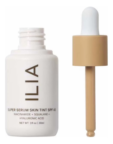 Ilia Super Serum Skin Tint Spf 40 Suero Con Color Base Tinta Tono Shela St8