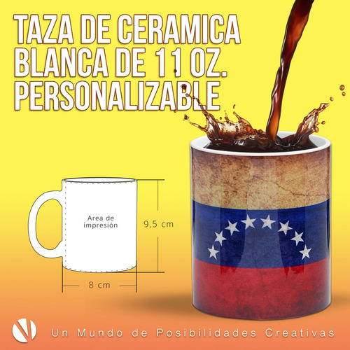 Tazas Mug Personalizados, Impresión Full Color, Colores Neón