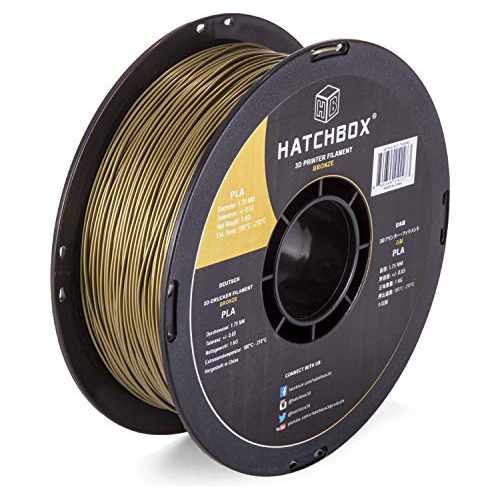 Filamento Hatchbox Para Imprecion 3d 1.75mm 1kg - Bronze 