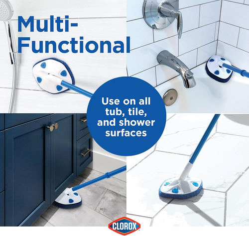 Clorox, Extendable Pole Tub Tile Scrubber Cepillo Extensible
