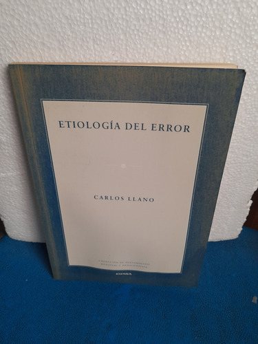 Etiología Del Error (Usado)