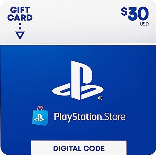 Imagen 1 de 2 de Tarjeta Playstation Network 30 Usd Psn Usa Ps4 | Mvd Store