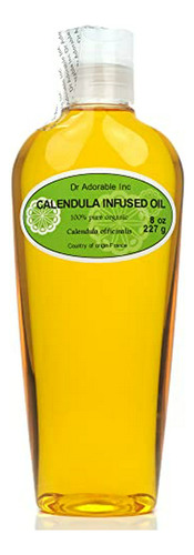 Aceite De Caléndula Orgánico - 8 Oz - 100% Puro Y Natural