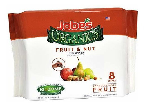 Fertilizante - Jobe's 01213 Spike Fruta - Tuerca Orgánica 8p