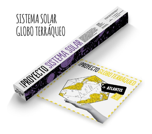 Atlantis Mapas-globo Terráqueo+sistema Solar -sitio Original